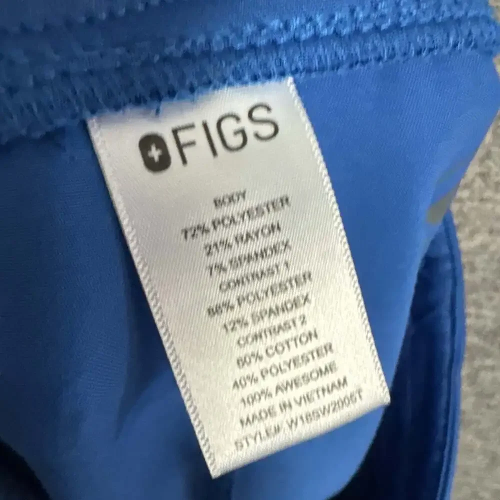 Figs Women’s Size Small Tall 1366 Blue Zamora Jogger Scrub Pants